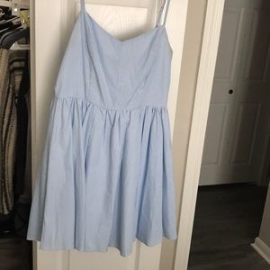 Lucca Couture Blue & White Striped Dress